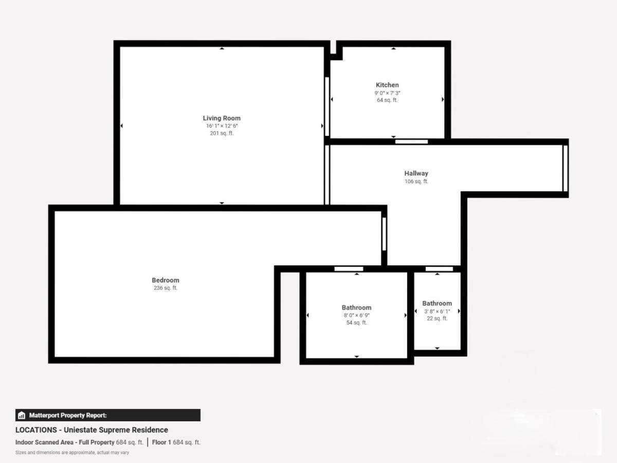 Uni Estate Supreme Residences - Calm One Bedroom Дубай Экстерьер фото